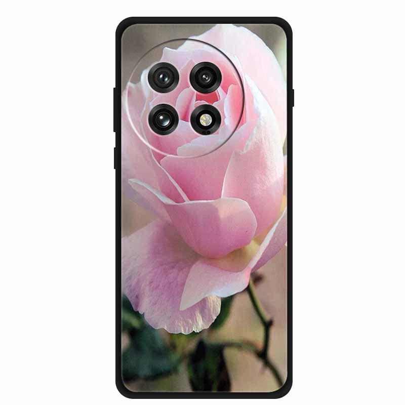 Black Silicone Case For OnePlus 13 5G Case Cartoon Cat Soft Back Cover For OnePlus Ace5 5G Ace 5 Pro 13R Phone Case Shell Coque