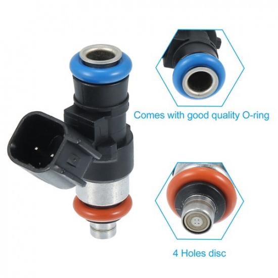 Pack of 1 For Ford Edge 3.5L 2007-2011 Fuel Injector 0280158091Plastic Black