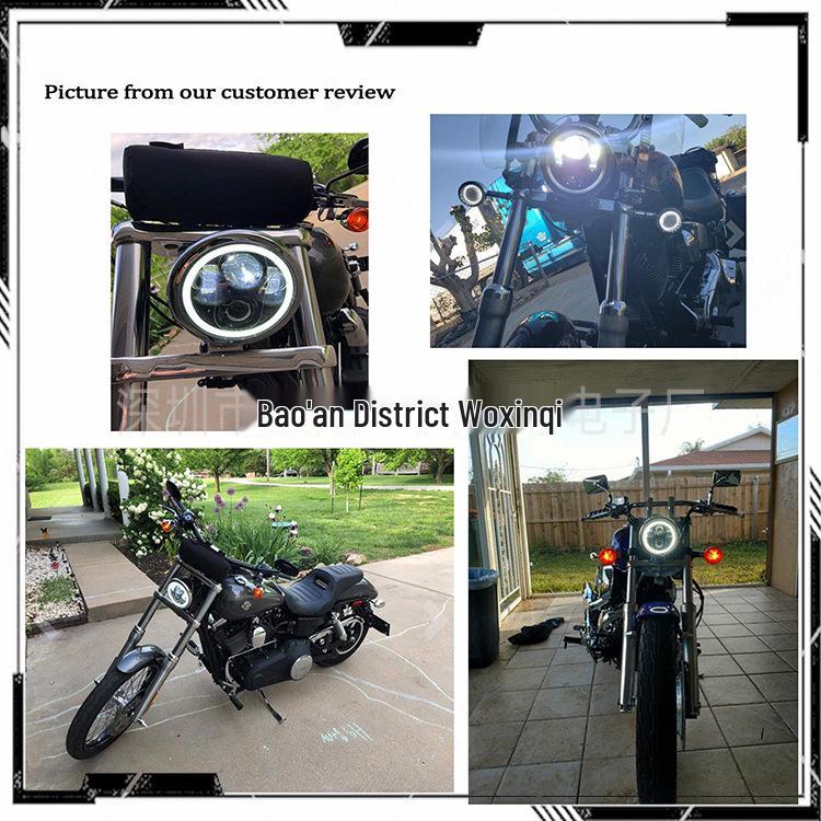 5.75" Harley 750/883/X48/1200 LED Headlight with DRL