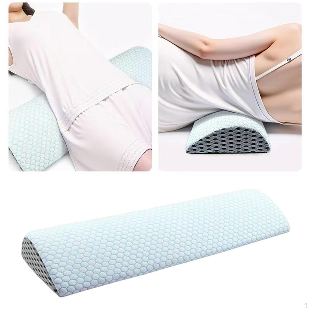 Bed Cushion for Lumbar Support Waist Pillow Memory Foam Adults