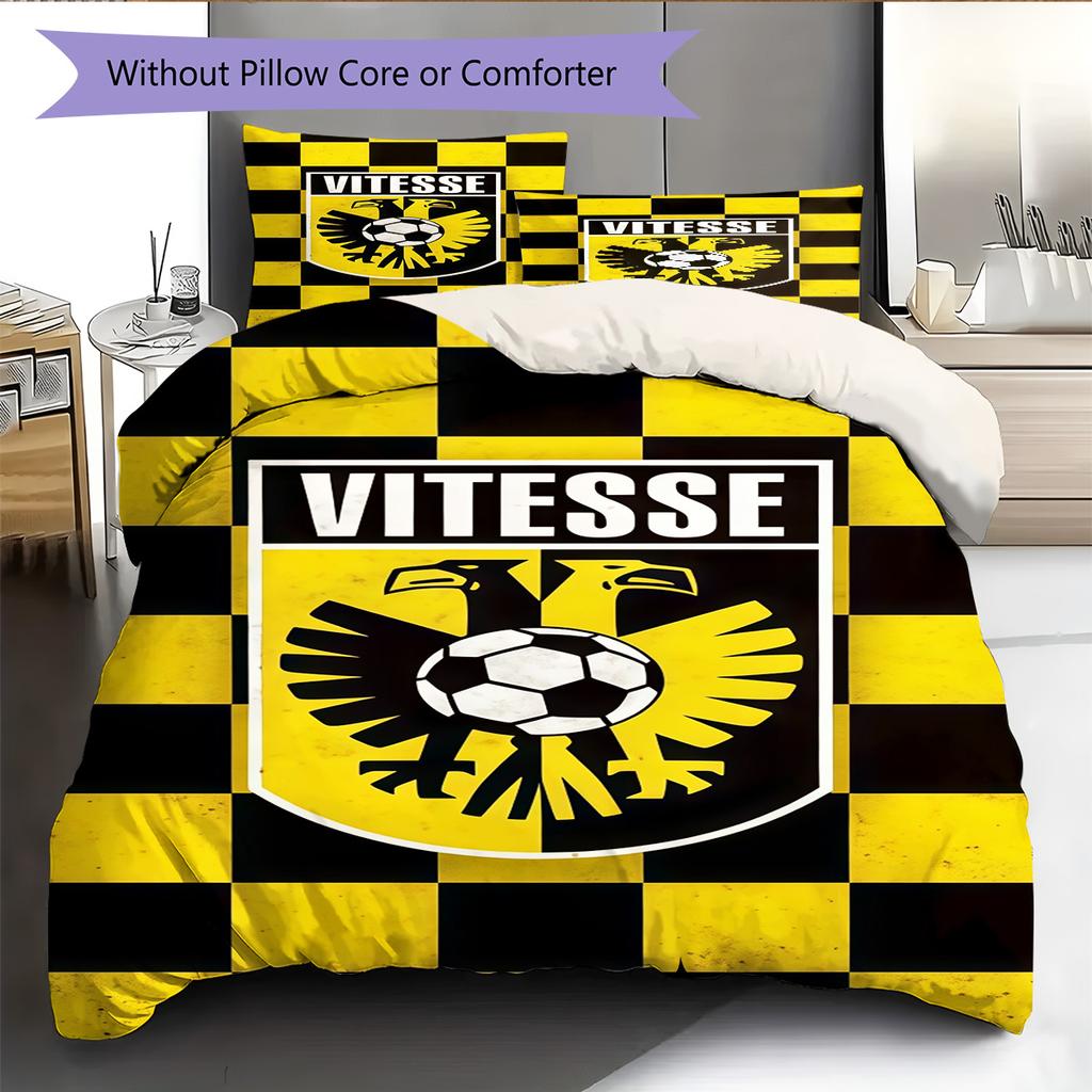 SBV Vitesse Pattern Bedding Quilt Set Quilt Cover Pillowcase Home Decoration Birthday Gift (1 * Duvet Cover + 2 * Pillowcase, Without Core)