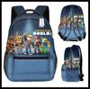 Student Schoolbag Cartoon Backpack Set 3D Digital Printing Backpack