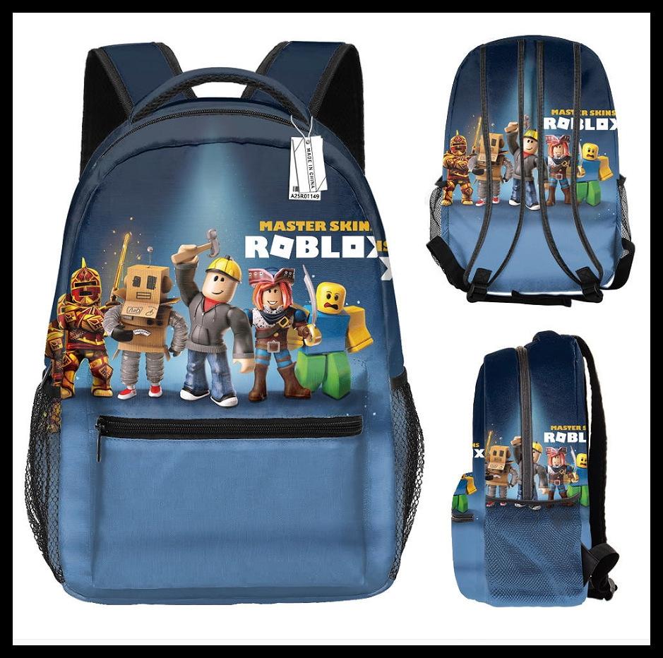 Student Schoolbag Cartoon Backpack Set 3D Digital Printing Backpack