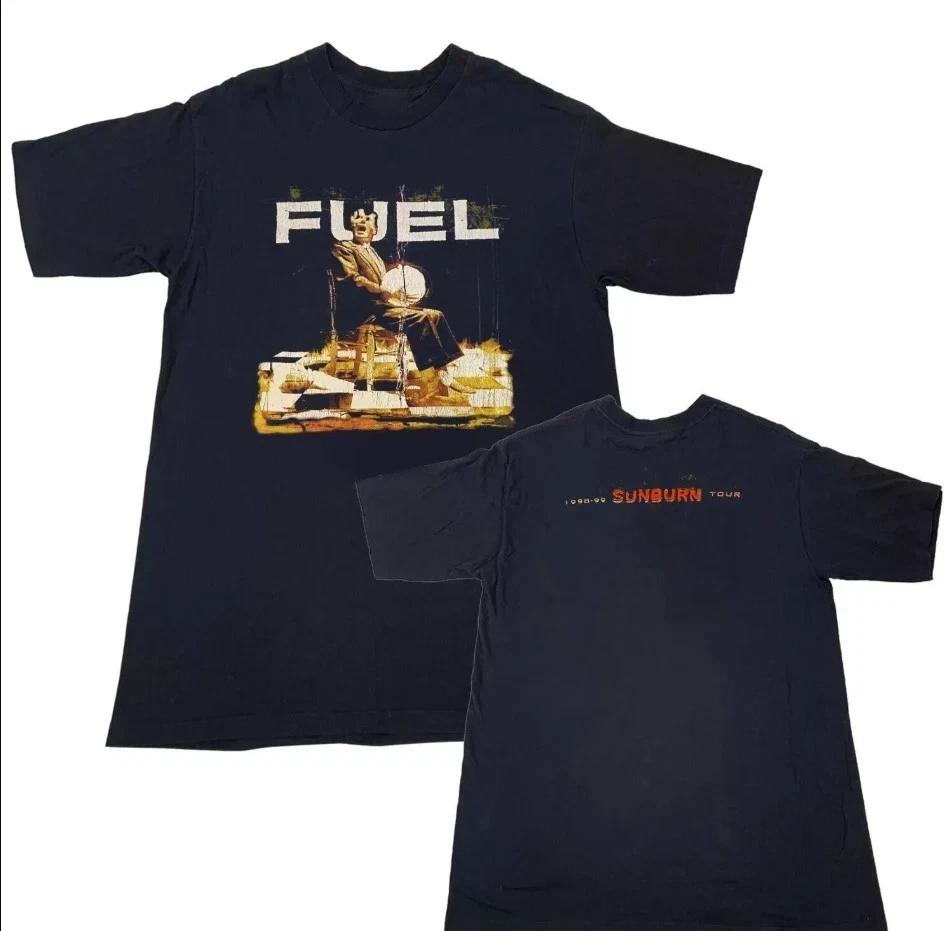 

Vintage 1998 Fuel Sunburn 1998 Mens Band Tour T-shirt Size S-4XL High-end Luxury Is for Both Men and Women Top Y2k 4XL