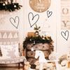 CYCLI-4Pcs Romantic Metal Heart Wall Art Set - Exquisite Decorative Accent For Bedroom, Living Room & Gallerys Perfect Gifts