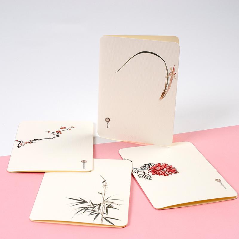 

Классическая китайская поздравительная открытка на день рождения, праздник середины осени и Рождество