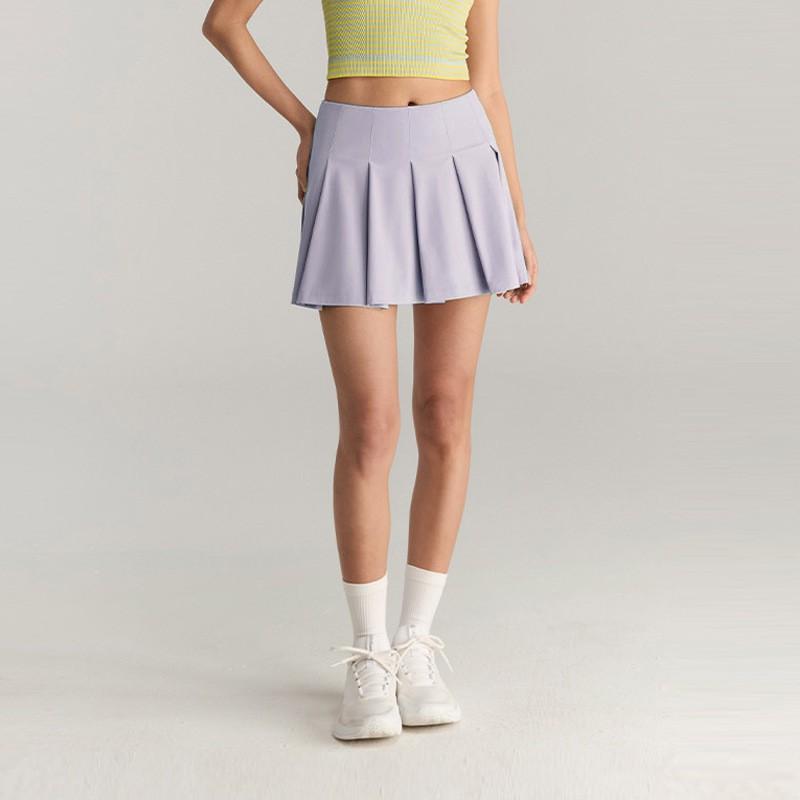 Womens Yoga Skort With Built-in Shorts Stretchy Tennis Skirt Gym Pilates Badminton Slim Fit Quick-Dry