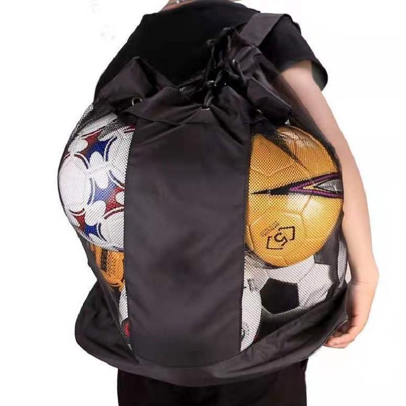 Large Durable Canvas Sports Ball Bag Multi-purpose Backpack Perfect For Soccer And Basketball