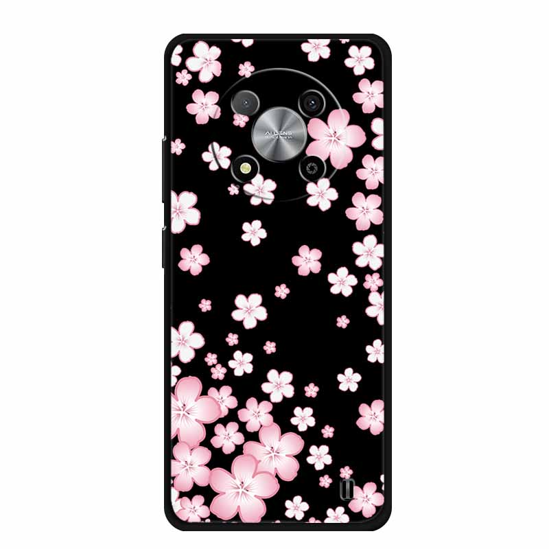 Custodia Per ZTE Blade A73 5G Lusso Morbido Silicone TPU Copri Telefono Per ZTE Blade A73 5G 7160N Cartoon Fiori Protettivi Nuovi Fundas