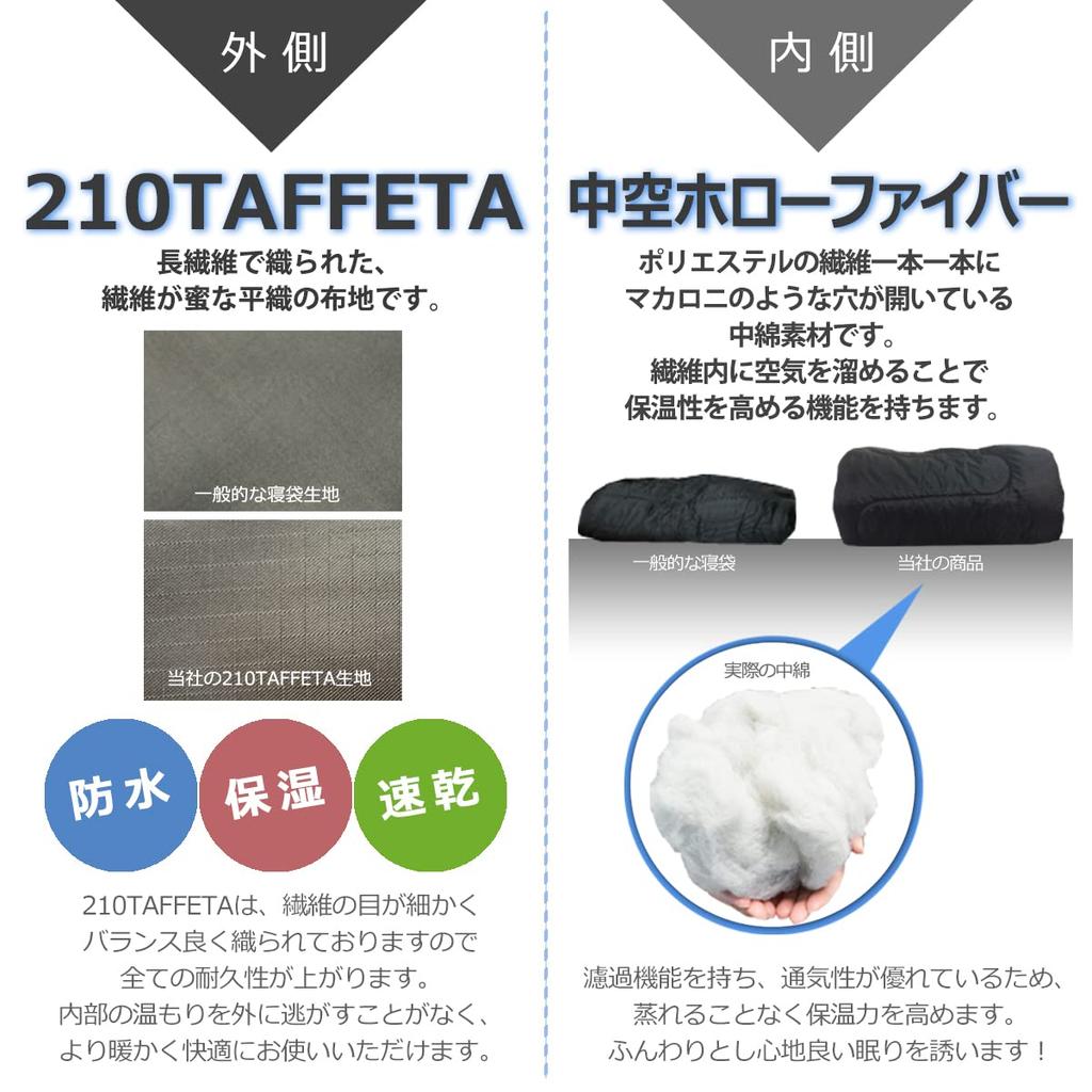 Sleeping sleeping mummy antibacterial minimum operating temperature specification [Moonrock] bag, bag, type, compact, washable, specifications, -15℃