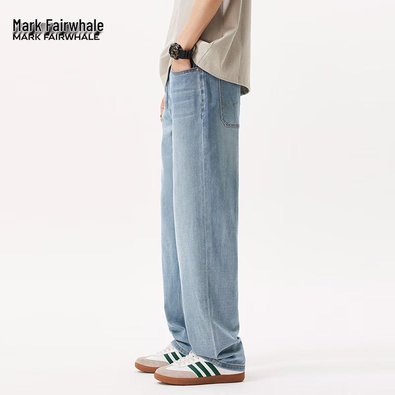 Mark Fairwhale Men's Loose Straight Denim Jeans