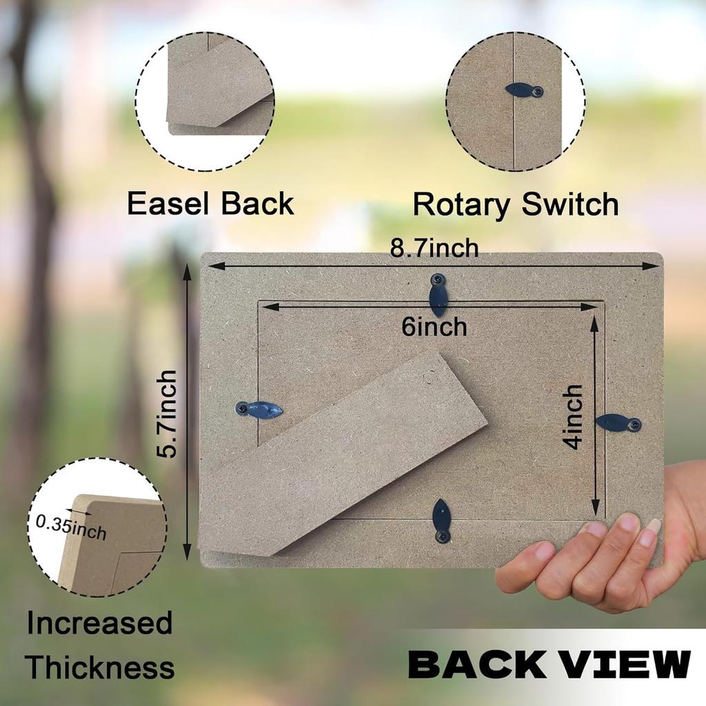 Funny Dog Gift Picture Frame, Gifts for Dog Lovers, Dogs Themed Gift, Puppy Pet Dogs Owner Stuff Gifts, Photo Frame 4x6 Horizontal Photo for Tabletop