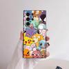 Cartoon Pokemon Anime Phone Case Samsung S21 S22 S23 S24 S25 FE Plus Ultra TPU Soft To Skin-friendly Case