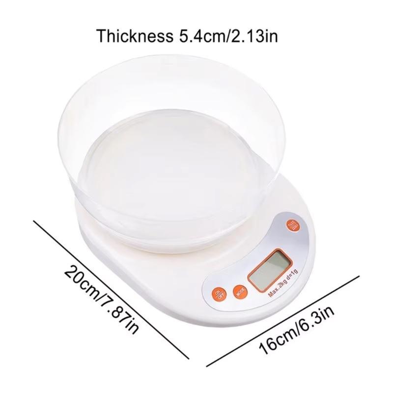 Professional 0.1g Accuracy Electronic Scale Auto Zero Function Weighing Tool For Fitness Tracking And Food Preparation