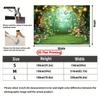 2D Magical Forest Tapestry Enchanted Mushroom Butterfly Room Wall Decor
