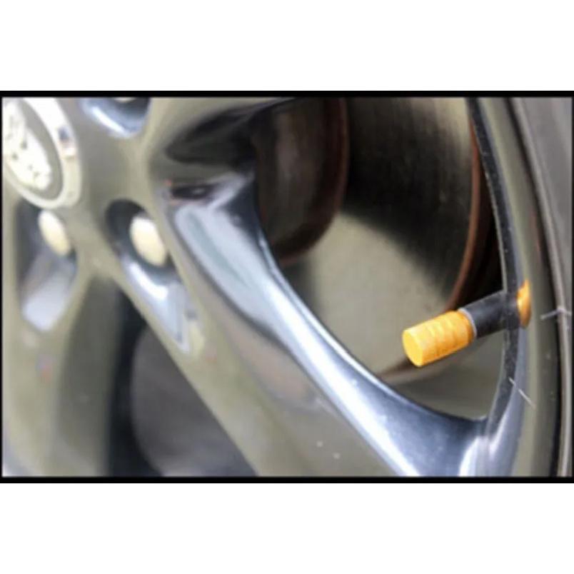 Aluminum Alloy Automobile Tire Valve Cap Three-Slot Circular Universal Valve Core Vacuum Tire Tire Pressure Monitoring Valve Cap Valve Stems 1