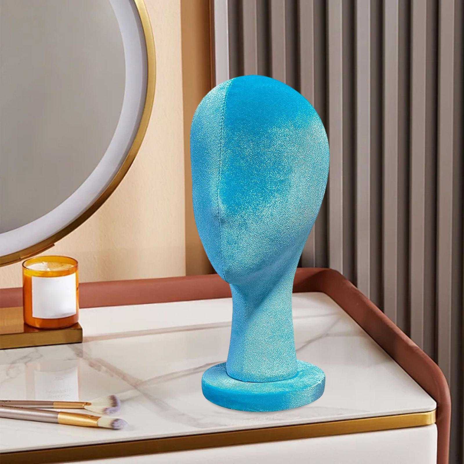 

Display Stand for Headphones And Sunglasses on Mannequin Head синій