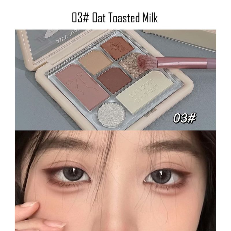 Art Value - Butterfly Pact Series Multi-Purpose Eyeshadow Palette - 3 Types