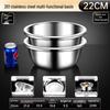 ZISIZ Food Grade Extra-Thick 316 Stainless Steel Basin