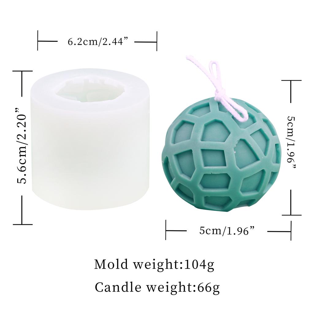 3D Easter Egg Silicone Mold Candle Making Chocolate Food Candy Cake Molds Form Mould Candles Business Round Flowers Easter Theme