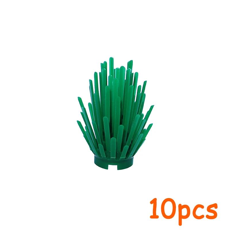 MOC Plants Accessories Bricks City Big Pine Tree Branch Bush Green Grass Flower Building Bricks 2417 2423 4727 6255 30176 33291