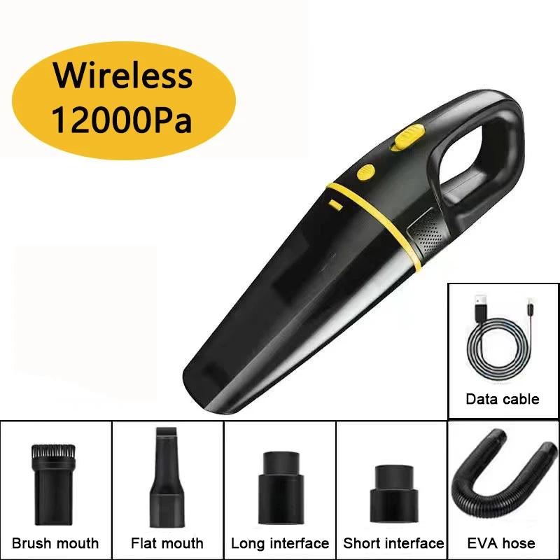 20000Pa Car Wireless Vacuum Cleaner High Power Cyclone Suction Household Portable Handheld Vacuum Cleaner