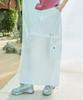 LARTIGENT L9 2-Way Nylon Long Skirt(White)