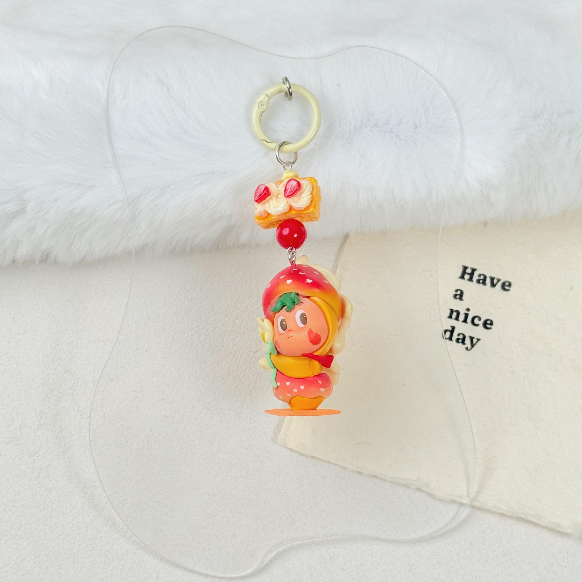 DIY Cute Beaded Star Doll Keychain for Phone, Bag, or Car
