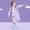 Kids' Stormproof Cartoon Raincoat with Backpack Slot for Outdoor and School Use