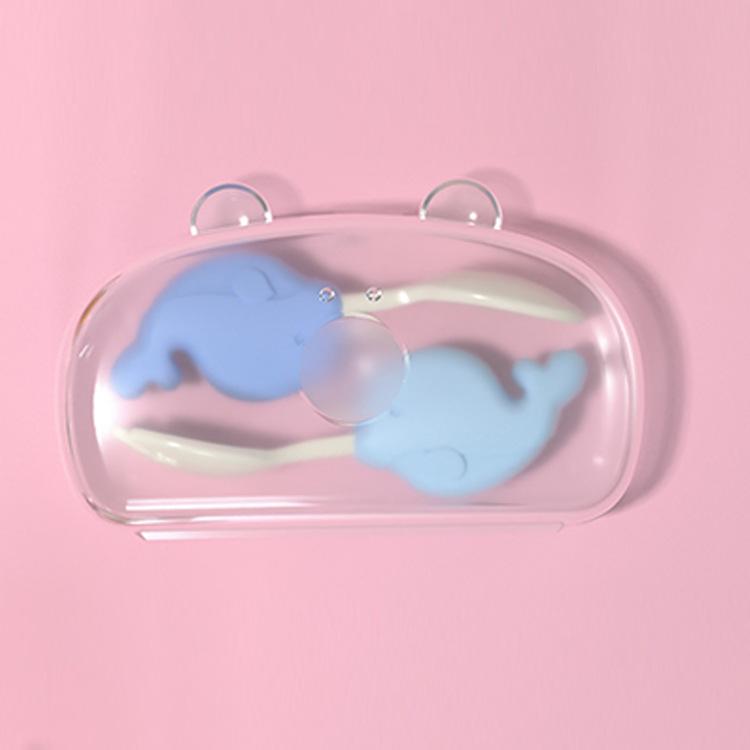 Baby Tableware Licking Spoon Baby Training Fork Spoon Children Short Handle Spoon Baby Food Supplement Infant Tableware