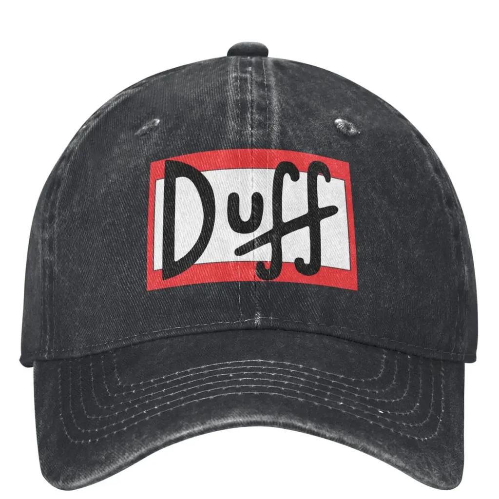 DUFF The Ssimpsons Cartoon Washed Baseball Cap Street Style Hip Hop Hats Spring Unisex Women Outdoor Sun Sunshade Baseball Caps