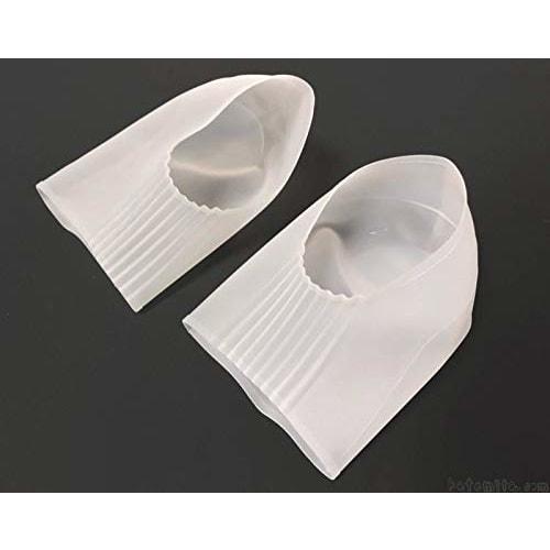Silicone Pack for Moisturizing Heels and Body Cream (2 Packs X 2 Sets)