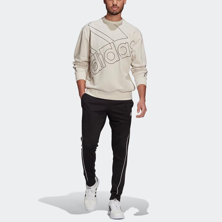 Adidas Essential Drawcord Joggers Men Bottoms Black GK9483