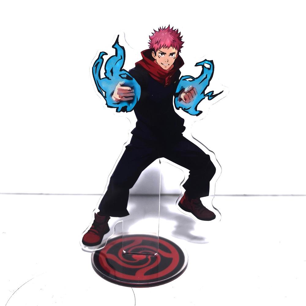 Jujutsu Kaisen Choso Satoru Gojo Fushiguro Toji Geto Suguru Acrylic Stand Model Kawaii Cartoon Bottle Inumaki Toge Desk Decor