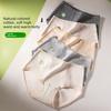 Female Spring and Autumn Pure Cotton 7A Antibacterial Extended Crotched Hip Breathable High Waist Triangle Briefs