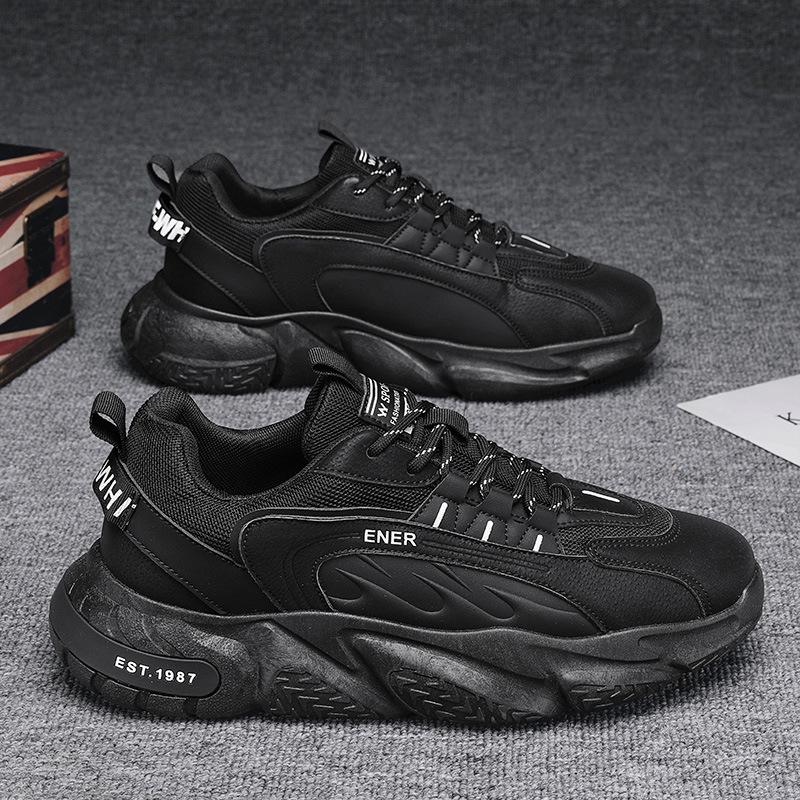Schuhe Herbst neu Netz Sports Laufschuhe Plateau Freizeit Erhöhend Papa Schuhe