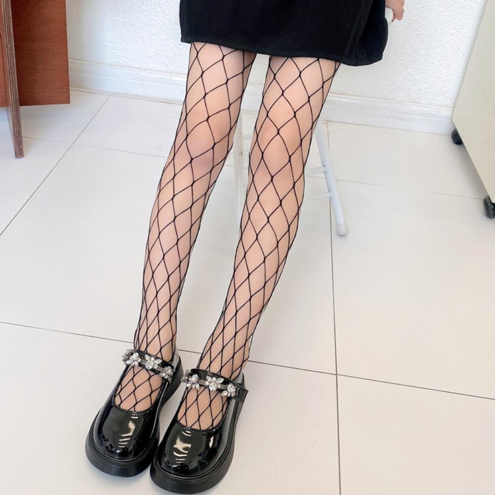 Girls Fishing Net Socks Summer Large, Medium and Small Mesh Socks Women's Small Pantyhose Bottom Net Socks