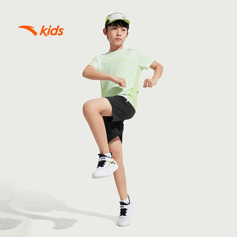 Anta Kids' Boys' Summer Water-Cooling Short-Sleeve Sports Set