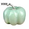 Transparent Crystal Pumpkin Charms Natural Carved Charm, Mini Gemstone Pendant Desktop Autumn Table Centerpieces for Jewelry DIY Making, Halloween