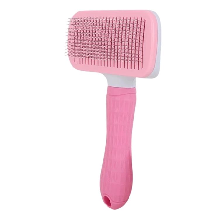 High Density Pet Grooming Brush Effectively Reduces Shedding Stress Freely Cleaning Hair Remover Comb For Home Travel