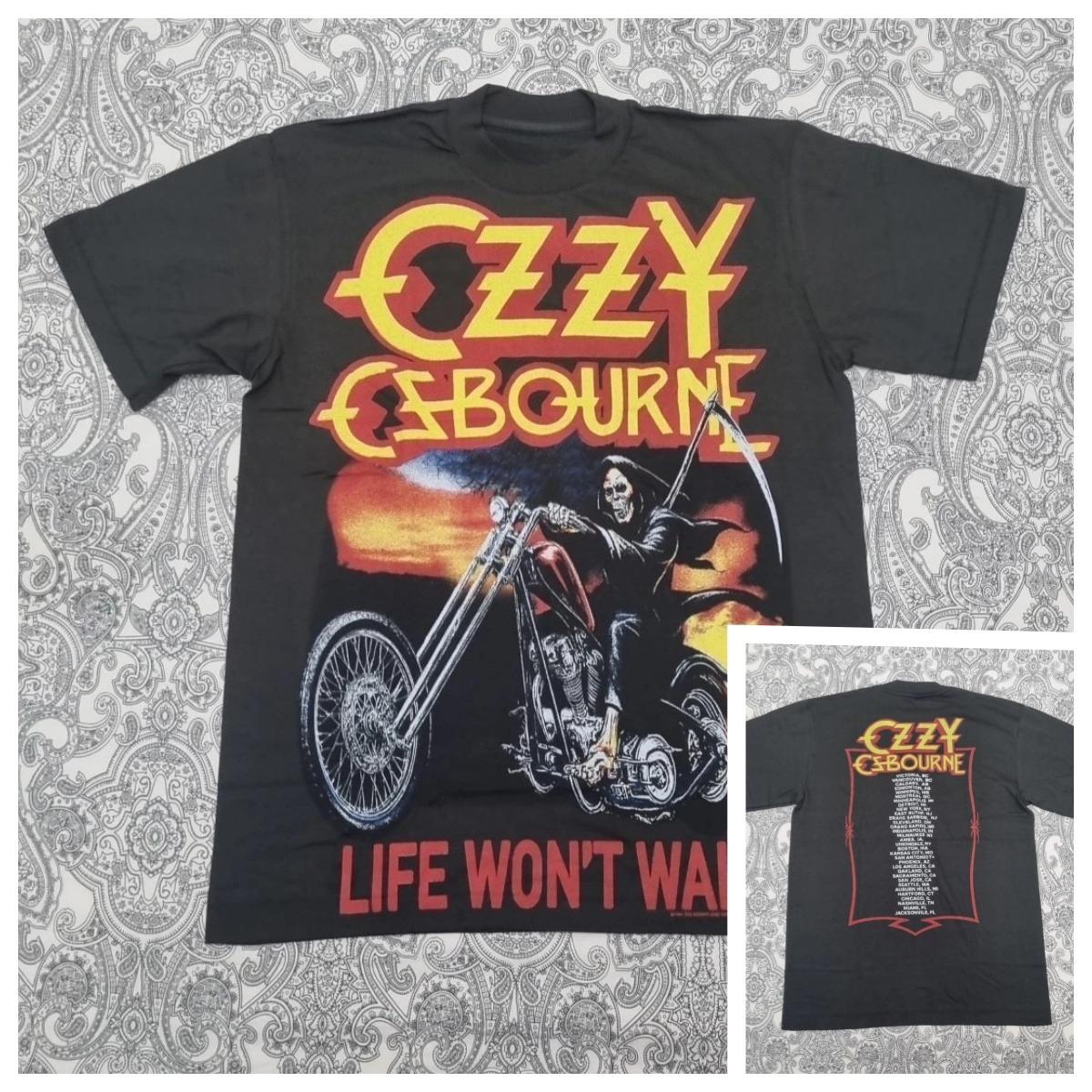 

Футболка Ozzy Osbourne Metal Band Tour Размер Большой Графический Принт Жизнь Не Подождет Высококлассная Роскошь для Мужчин и Женщин Топ Y2k 4XL