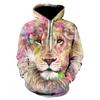 2023 New Love Boar Hunting 3D Print Men's Animals Oversized Hooded Sweatshirt Sweatshirt Unisex Street Casual Activewear