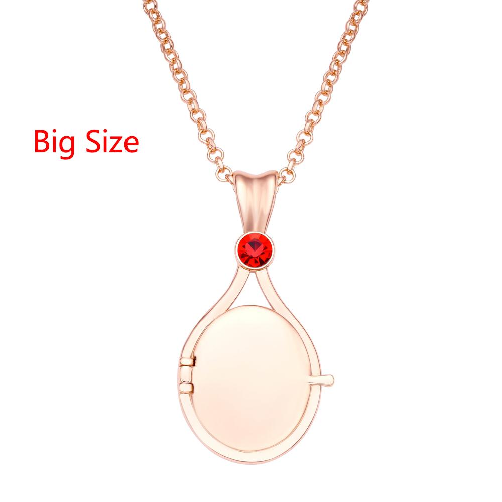 H2O Locket Pendant Necklace Mermaid Silver Color with Crystal Just Add Water Necklaces TV Movies Jewelry for Women Girls