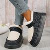 Fashion Women Boots New Winter Platform Shoes Thickened Fluff Women's Snow Boots Comfortable Shoes Slip-On Casual Warm Women Flats Boots