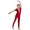 Dziecięce dziewczęce łyżwiarstwo figurowe gimnastyka kostium taneczny kombinezon kombinezon z długim rękawem Unitard