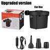 Portable Electric Air Pump High Pressure Fast Inflator Deflator for Air Mattress Inflatable Boat Pool Floats Outdoor Blower