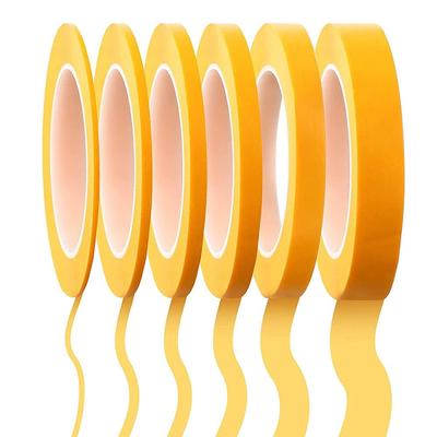 Ntcpefy 6 Rolls Fine Line Tape 1/16, 7/10, 1/8, 1/4, 1/2, 3/4" X 55