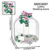 MOOXI City Wedding Bar Jail Penguin Park DIY Diorama Assembly Model Kit For Adults Building Blocks Sets Children Toys MOC Bricks