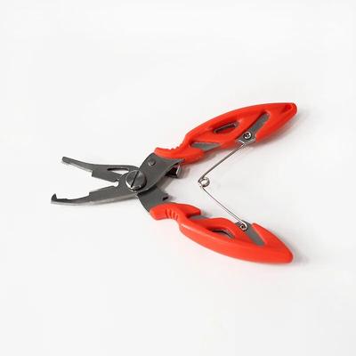 Alicate de Pesca Pequeno de Aço Inoxidável Removedor de Anzóis Água Doce Salgada Tesoura Equipamentos de Pesca Metálicos