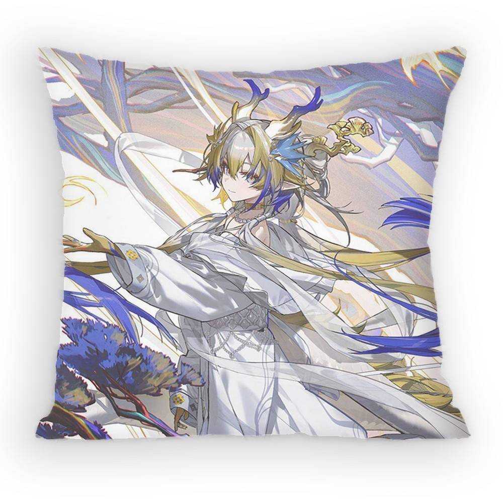 Game Arknights SHU Pillow Case Sofa Living Room for Bedroom car Headboard Backrest Cushion Square Cushion Nap Time